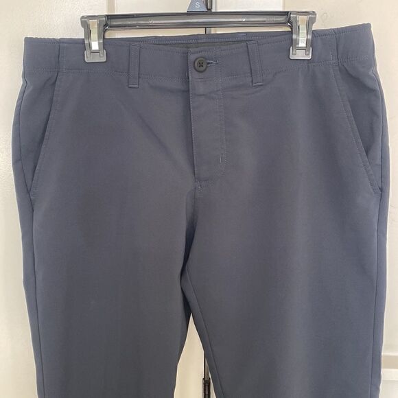 Roundtree & Yorke Bluish Performance Flex Pants Straight Leg Men's Size 34/30 - Picture 3 of 14